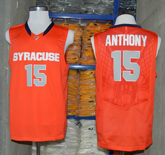 New College Basketball Jersey TOP Camerlo Anthony